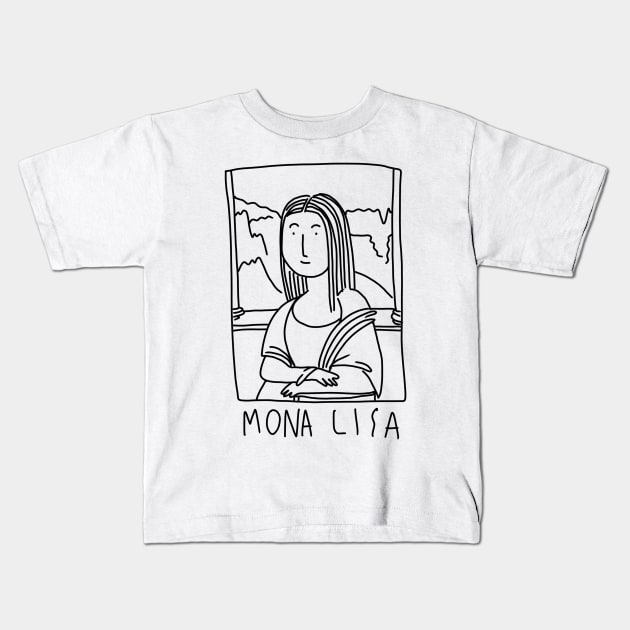 Magnum Opus Mona Kids T-Shirt by MagnumOpus